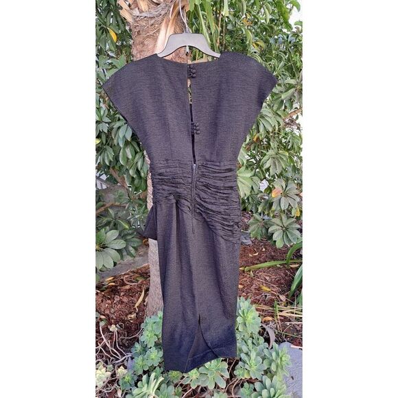 BB Collections Dress Size 4 Black Vintage 80's Cocktail Open Back Made USA - Picture 14 of 16